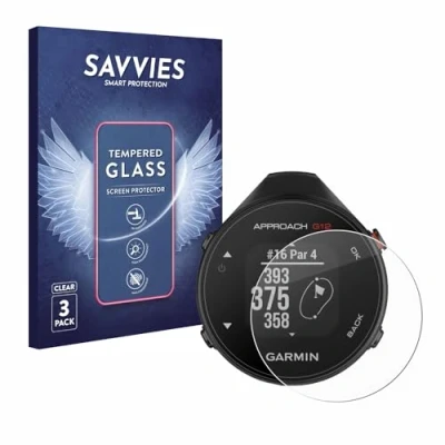 Afbeelding van Savvies Tempered Glass Screen Protector voor Garmin Approach G12 (3 Stuks) 9H Gehard Glas Scherm Beschermer