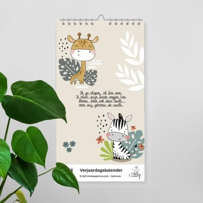 Afbeelding van Verjaardagskalender &quot;;Ik ga slapen, ik ben moe&quot;; (Kalender)