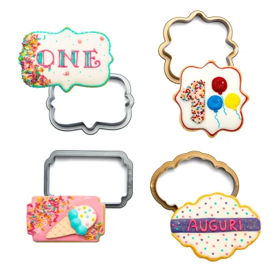 Afbeelding van Koekjes Uitsteker Set Frames 4 delig