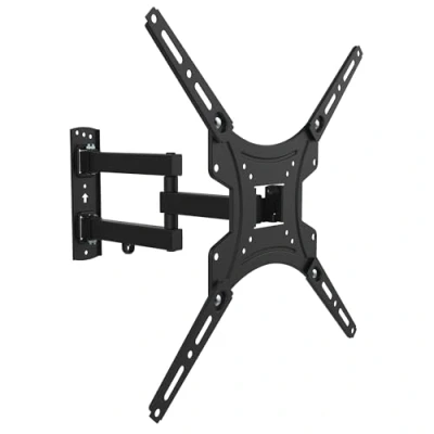 Afbeelding van Atlantis P022 E15SBH tv muurbeugel draaibaar, wandhouder voor van 13 tot 60 inch, max. 30 kg, VESA 400 x 400, helling verticaal +/ 12 , draaibaar 180 uittrekbaar 36,5 cm.