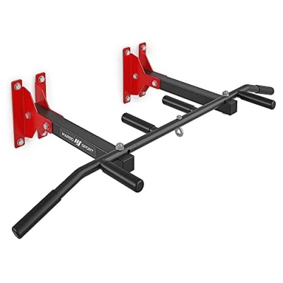 Afbeelding van Marbo Sport universele optrekstang voor wand of plafondmontage met bokszakhouder MH D202 Made in EU