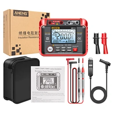 Afbeelding van MH13 Digitale Multimeter Megometro Ohm Tester Isolatie Aarde Hoge Megohmmeter Tool Voltage Megger Weerstandsmeter Met Doos