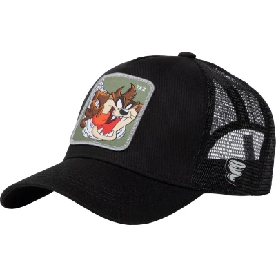 Afbeelding van Capslab Freegun Looney Tunes Trucker Cap CL LOO 1 TAZ3, Mannen, Zwart, Pet, maat: One size