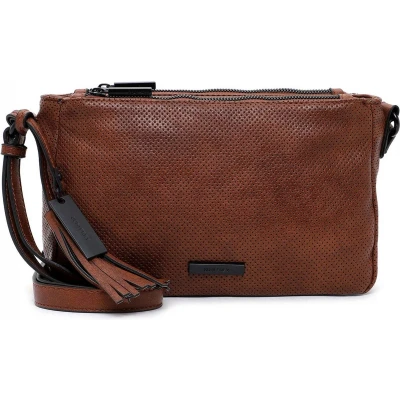 Afbeelding van SURI FREY Schoudertas Celly Crossover Bag Cognac / Black Bruine