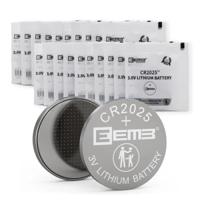 Afbeelding van EEMB 20 PACK CR2025 Batterij 3V Lithium Knop Coin Cell Batteries 2025 voor Key FOB&#039;s, calculators, Counters, Horloges, Hartslagmeters, Glucose monitoren en meer