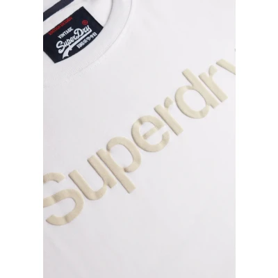 Afbeelding van Superdry Tonal CORE Tshirt print, Dames, Maat: 36, Brilliant white