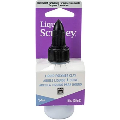 Afbeelding van Vloeibare klei translucent turquoise 30 ml Sculpey