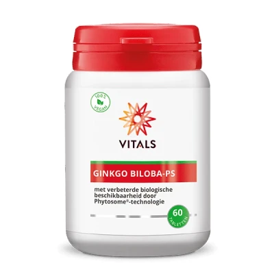 Afbeelding van 2x Vitals Ginkgo Biloba Ps 480 mg 60 tabletten