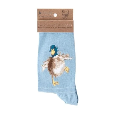 Afbeelding van Wrendale Designs Sokken, Eend, One size
