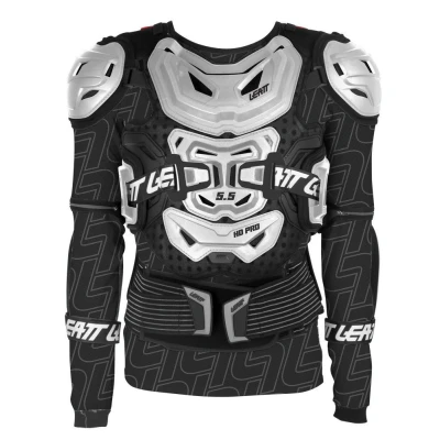 Afbeelding van Leatt 2024 5.5 Protectievest Zwart / Wit maat S/M