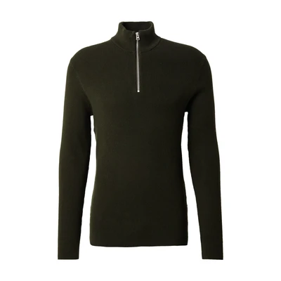 Afbeelding van Only &amp; Sons ONSPHIL REG 12 katoenen NOOS trui met halve ritssluiting voor heren, rosin, L, roze., L