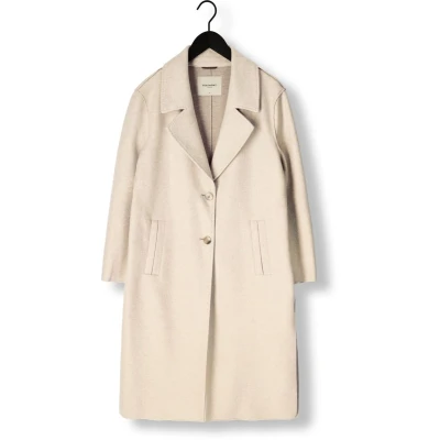 Afbeelding van Beaumont dames Gisela mantel met steekzakken in de kleur Beige, maat: 40