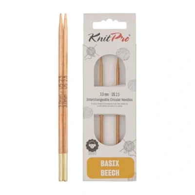Afbeelding van Knitpro basix Birch Verwisselbare 3.00 mm cirkelvormige Breipunten 1 telling