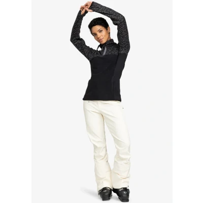 Afbeelding van Roxy Sayna HALF ZIP Fleece trui, Dames, Maat: Large, True black roxygram tonal
