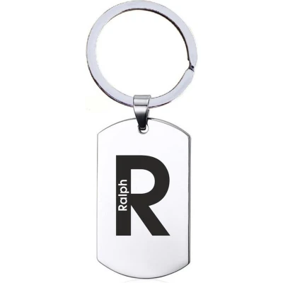 Afbeelding van Naamkado Ralph RVS Sleutelhanger