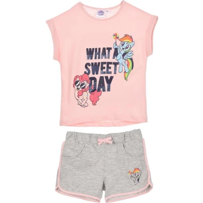 Afbeelding van My Little Pony Pyjama / Shortama Roze maat 104 4 jaar