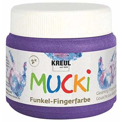 Afbeelding van Creativ Company Mucki Vingerverf Paars Metallic, 150ml