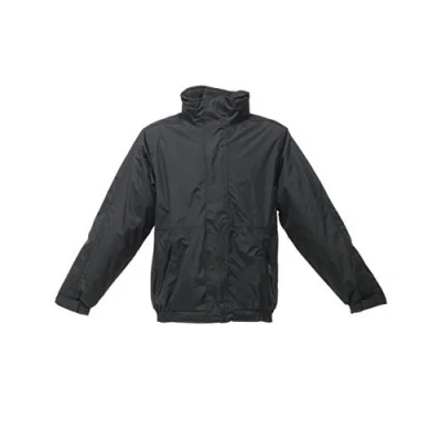 Afbeelding van Regatta Dover Jacket Fleece gevoerd waterdicht met verborgen capuchon, Zwart, S