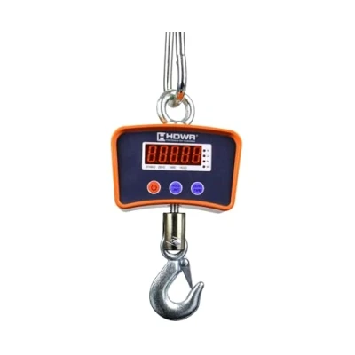 Afbeelding van Elektronische Weegschaal, Hefvermogen Tot 1 Ton, 1000 kg, Haakweegschaal, Draadloze Bediening, Gewicht In Kilogram, Pond En Newton, HDWR wagPRO H1000