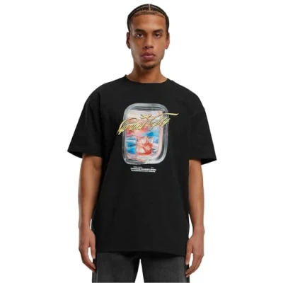 Afbeelding van Upscale by Mister Tee Compton EMB Tshirt print, Heren, Maat: Small, Black