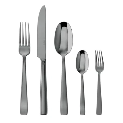Afbeelding van SAMBONET Servizio 30 Pz Monoblocco Flat Pvd Black