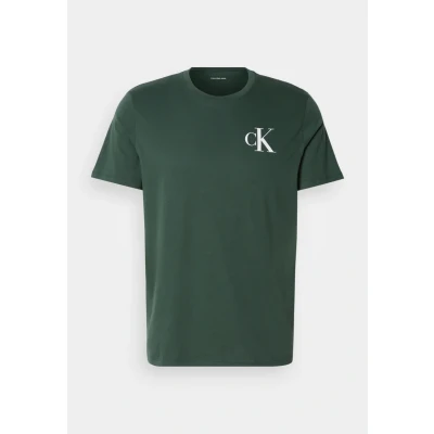 Afbeelding van Calvin Klein Jeans LEFT Chest LOGO TEE Tshirt basic, Heren, Maat: Large, Sycamore
