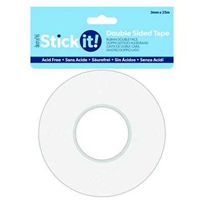 Afbeelding van Double Sided Tape 3mm x 25m in header bag