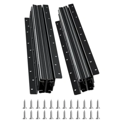 Afbeelding van VEVOR Ladegeleiders Vloermontage 40cm Kastgeleiders 117kg Laadvermogen