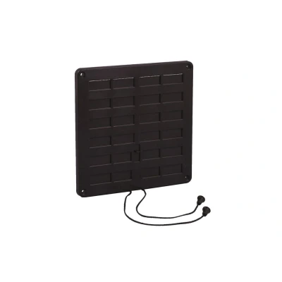 Afbeelding van Nedco ventilatierooster afsluitb. 200 x mm m/trekkoord bruin