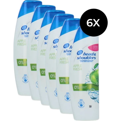 Afbeelding van Head &amp; Shoulders Apple Fresh Shampoo 6 x 250 ml