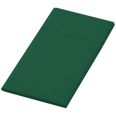 Afbeelding van Servetten tissue 33cm 3 laags donkergroen 1/8 vouw