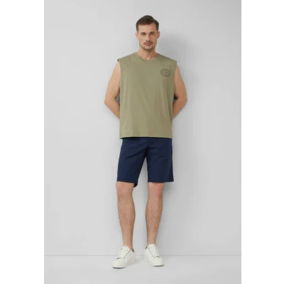 Afbeelding van s.Oliver Bermuda Shorts, Heren, Maat: 29, Tiefblau