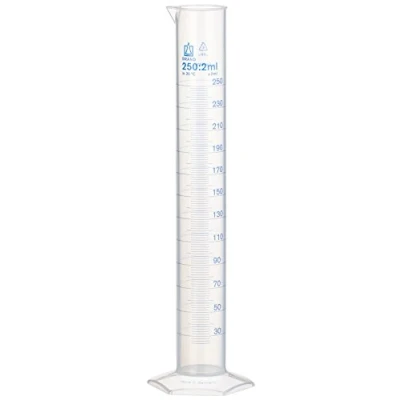Afbeelding van NeoLab E 1614 meetcilinder hoge vorm, zeskantvoet, PP, 250 ml