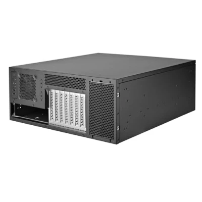 Afbeelding van SilverStone Technology RM46 502 I, Onderling verwisselbare 4U slide behuizing met aan de voorzijde toegankelijke uitbreidingssleuven, SST I