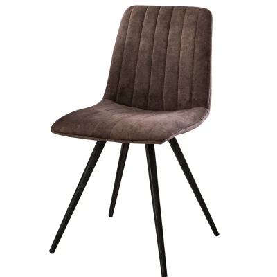 Afbeelding van Fraaai Victor eetkamerstoel Velvet taupe