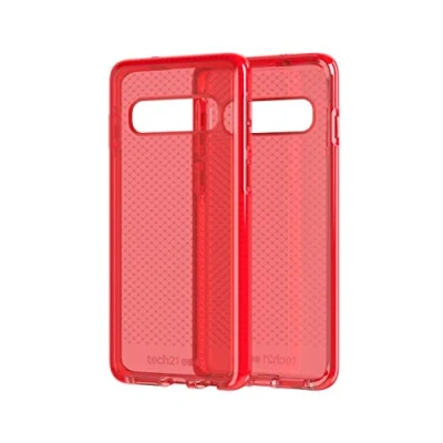 Afbeelding van Tech21 EvoCheck Flex Shock Samsung S10 Rood Backcover