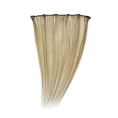 Afbeelding van Love Hair Extensions Clip in extensies, eendelig, 100% echt haar, maximaal volume, kleur 10/24/27, medium asbruin/blond, per stuk verpakt (1 x 35 g)