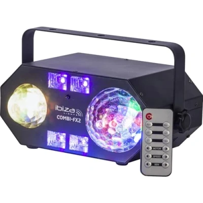 Afbeelding van Ibiza Light 4 IN 1 LICHT EFFECT MET ASTRO, WATERWAVE, UV &amp; STROBE