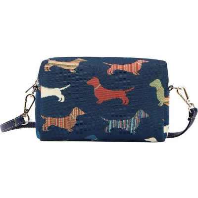 Afbeelding van Mini tasje Gobelinstof Dachshund Teckel