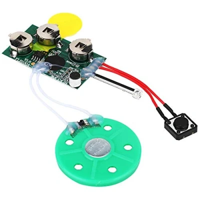 Afbeelding van opneembare spraakmodule, DIY wenskaartmodule 4 min (Loop afspelen)