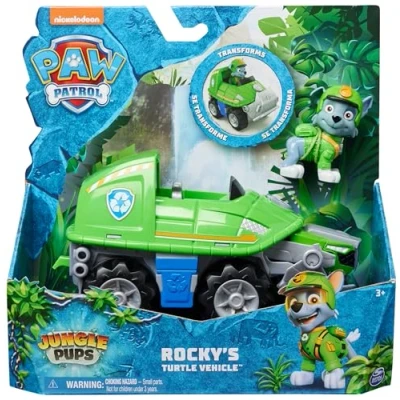 Afbeelding van Paw Patrol Jungle Pups Rocky&#039;s Schildpad voertuig