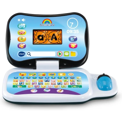 Afbeelding van VTech Game &amp; Leer Laptop Leercomputer Kinderlaptop Educatief Interactief Speelgoed Cadeau Kinderspeelgoed 3 Jaar