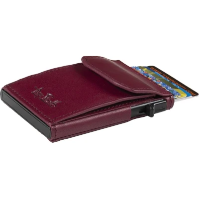 Afbeelding van Tony Perotti Furbo RFID Creditcardhouder met kleingeldvak Violet roze