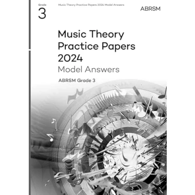Afbeelding van Theory of Music Exam Papers &amp; Answers (ABRSM) Practice Model 2024, ABRSM Grade 3