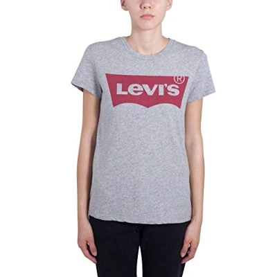 Afbeelding van Levi&#039;s THE Perfect Tshirt print, Dames, Maat: XS, Grey