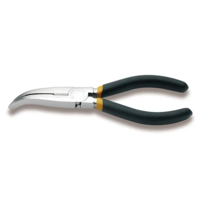 Afbeelding van Beta Telefoontang, lange platte gebogen bekken, verchroomd, dubbele PVC handgreep 1164 200 011640010