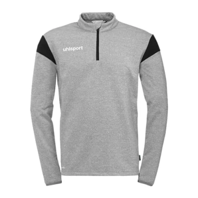 Afbeelding van Uhlsport Squad 27 Ziptop Kinderen Donkergrijs Gemeleerd / Zwart Maat: 152