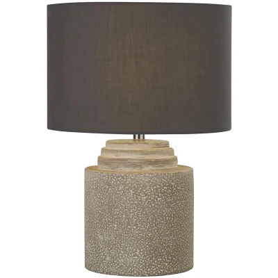 Afbeelding van Searchlight Zara Tafellamp Ø 25 X 36 Cm Grijs