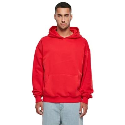 Afbeelding van Ultra Heavy &#039;Cotton Box&#039; Hoodie met capuchon City Red 5XL