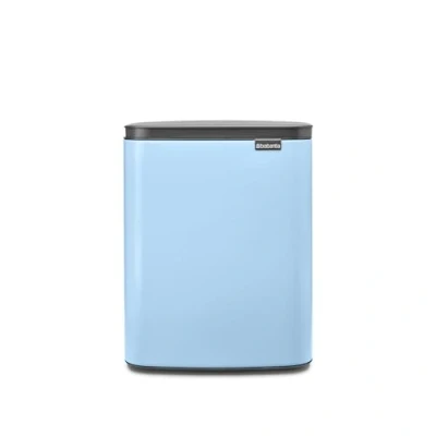 Afbeelding van Brabantia Bo afvalemmer 12 liter met kunststof binnenemmer Lichtblauw